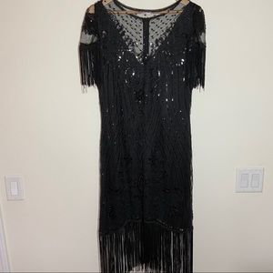 Black Flapper Dress